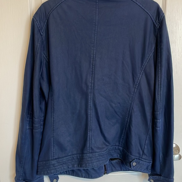 💕2 for $29 💕 | ZARA Man | Navy Blue Bomber Jacket | L - Picture 4 of 4